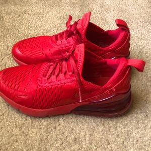 Nike Red Womens Air Max 270s